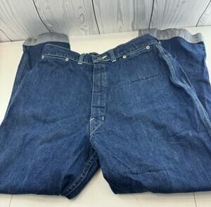 Vintage 70s/80s Tour De France Blue Denim Jeans 30 (8) cropped cuffed EUC